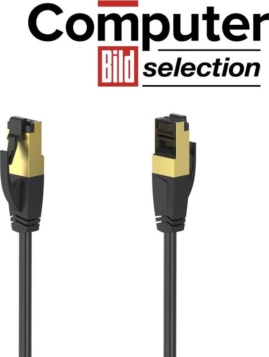 Immagine prodotto Hama Netzwerkkabel (S/FTP, CAT8.1, 0.50 m)