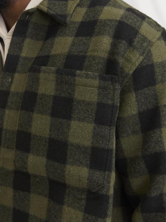 Actual product image Jack & Jones Plus loose fit overshirt Overshirt (5XL)