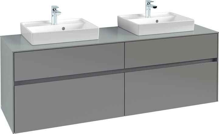Villeroy & Boch V&B Mobile lavabo COLLARO 1600x548x500mm Bianco lucido (160 x 50 x 55 cm)