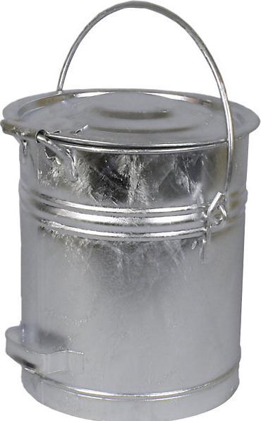 Actual product image kaiserkraft Sheet steel garbage can, cylindrical (20 l)