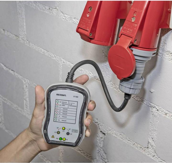 Actual product image Voltcraft Socket tester (CAT III 300V)