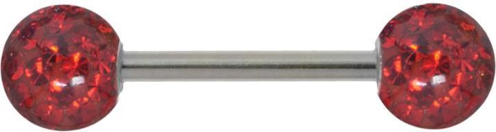 Produktbild Bijouteria Zungenpiercing (Kristall, Epoxiharz, Chirurgenstahl 316L)