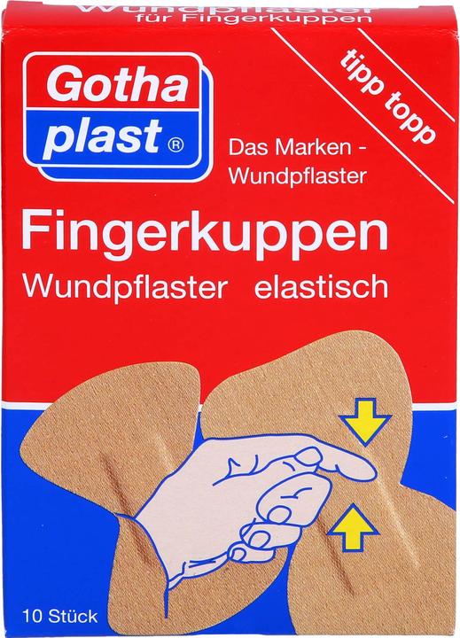 Actual product image Gothaplast 10 fingertip plasters 433438 beige (10 x)