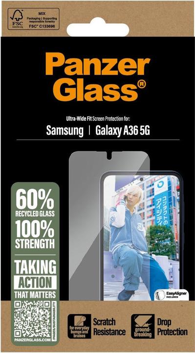 Image du produit PanzerGlass Screen Protector (1 pièce(s), Samsung Galaxy A36)