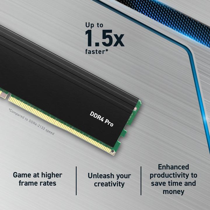 Produktbild Crucial Pro (1 x 32GB, 3200 MHz, DDR4-RAM, DIMM)