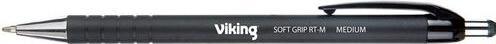 Image du produit Foraze Stylo à bille Foray Soft Grip RT-M Noir 0,5 mm (Noir, 1 x)