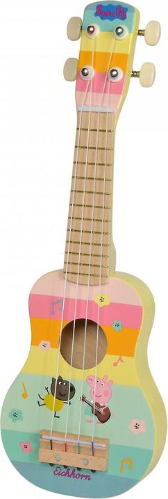 Eichhorn Peppa Pig Holz Ukulele 43cm (Deutsch)