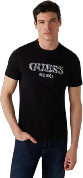Guess T-Shirt mit Rundhalsausschnitt und Logo