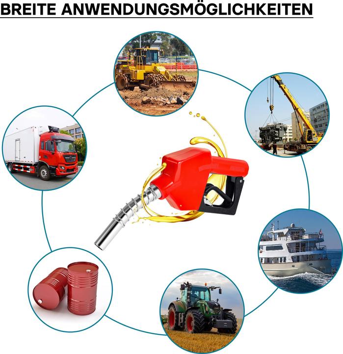 Produktbild Wiltec Bio Dieselpumpe 12V 150W 40l/min Heizölpumpe selbstansaugend Zapfpistole