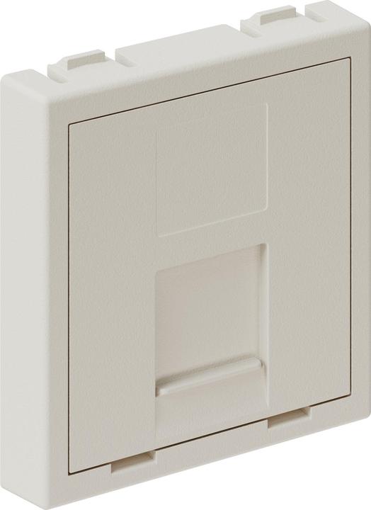 IB Connect Accessori multimediali 45x45 bianco Copertura per 1x RJ45