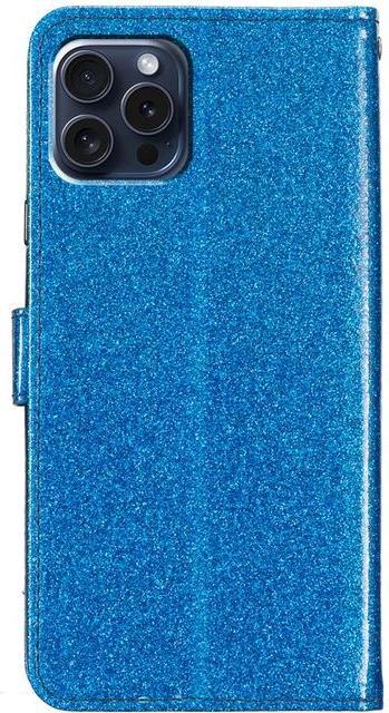 Actual product image MU Style PU Leather Bling Series (Apple iPhone 16 Pro Max)