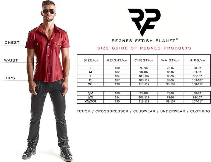 Immagine prodotto Regnes Fetish Planet Camicia da uomo "RMCesare001 (L)