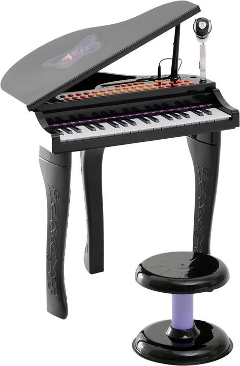 Immagine prodotto Homcom Pianoforte per bambini con microfono (Inglese, Tedesco)