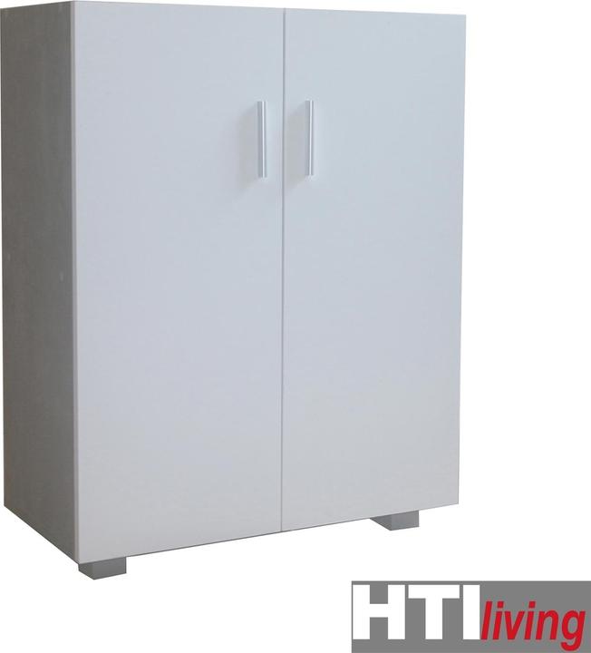 Actual product image HTI-Living Sideboard 2 compartments Thekla concrete-white (60 x 31 x 77 cm)
