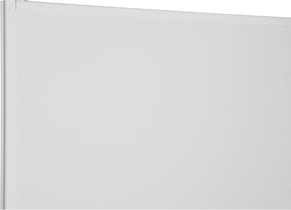 Produktbild eurokraft basic Moderationswand, mobil, Whiteboard, BxH 1200x1500 mm, weiss (120 x 150 cm)