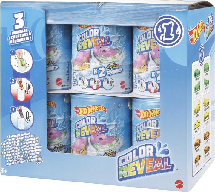 Image du produit Hot Wheels Assortiment de 2 Color Reveal