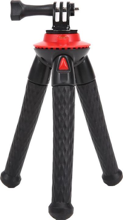 Actual product image Fotopro UFO Mini black/red tripod with phone & GoPro mount