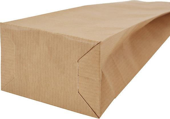 Actual product image kaiserkraft Box bottom bag, made of kraft paper, parchment substitute, LxW 250 x 80 mm, pack (500 Piece)