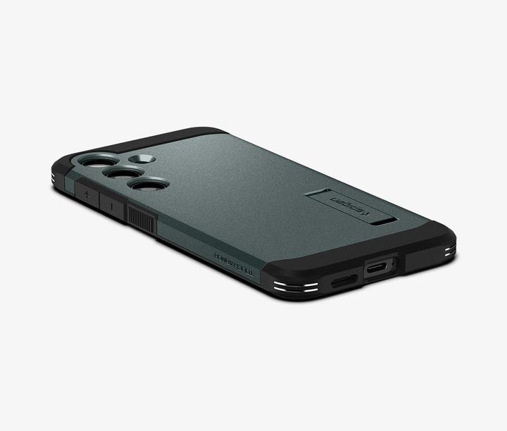 Produktbild Spigen Tough Armor Sam S24 S921 zielony/abyss green ACS07357 (Samsung Galaxy S24)