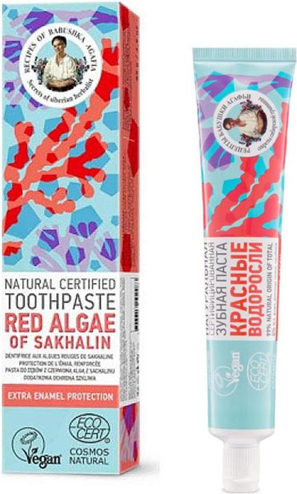 Babushka Agafia Bania Agafii - Toothpaste toothpaste Red Algae 85ml (85 ml)