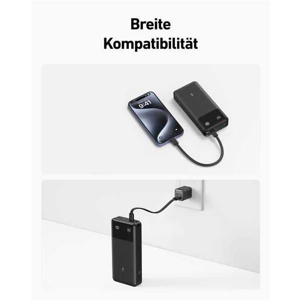 Immagine prodotto Anker PowerBank 10000mAh 22.5W nero (10000 mAh, 22.50 W, 22.50 Wh)