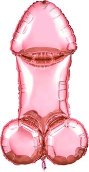 Produktbild Little Genie Productions Glitterati 3Ft Rose Gold Mylar Balloon
