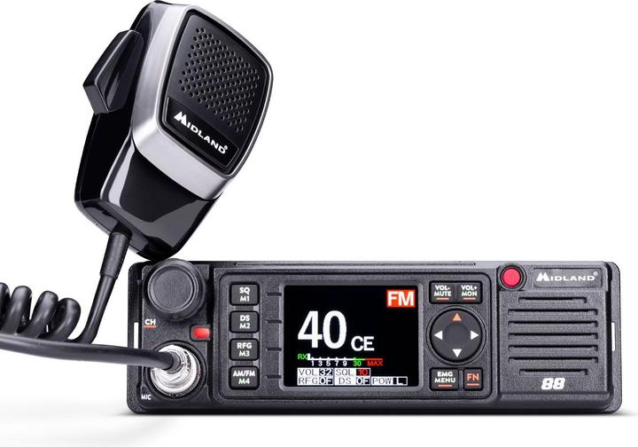 Produktbild Midland M-88 CB radio with color screen, VOX