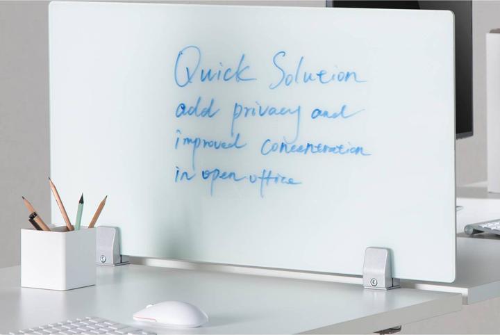 Actual product image Fromm & Starck Desk Divider - 750 x 400 mm - tempered glass (75 x 40 cm)