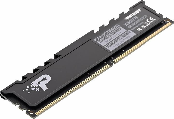 Actual product image Patriot Signature Premium PSP416G32002H1 memory module GB DDR4 (1 x 16GB, 3200 MHz, DDR4-RAM, DIMM)