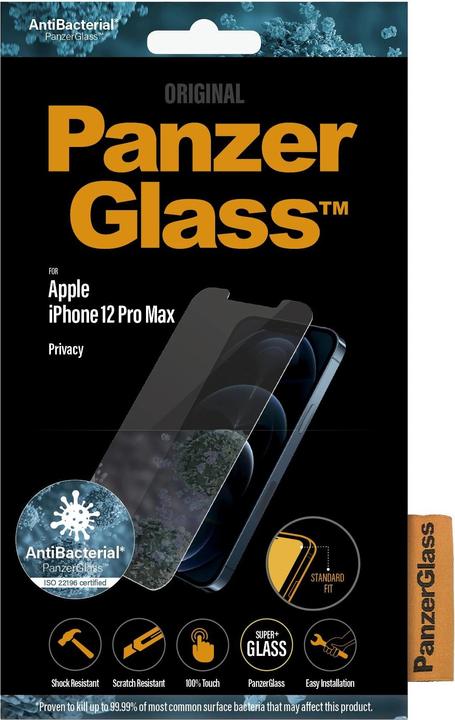Immagine prodotto PanzerGlass Protezione dello schermo Privacy (1 Pezzo/i, Apple iPhone 12 Pro Max)
