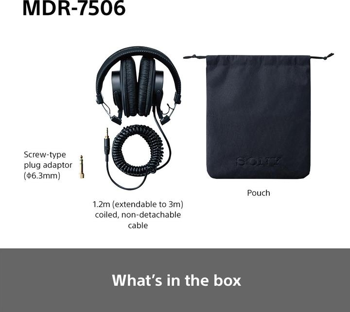 Actual product image Sony Mdr-7506 (Cable)