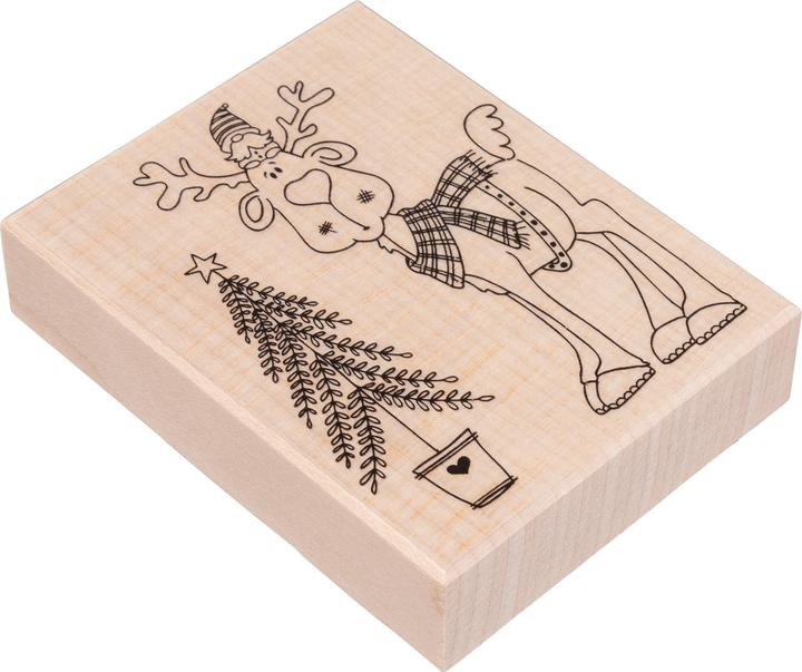 Actual product image Butterer Stamp "Secret Santa in Luck