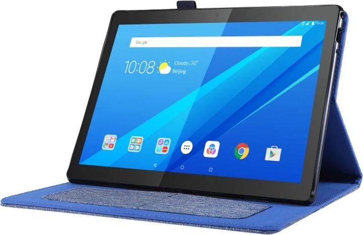 Produktbild König Design Schutz Hülle für Lenovo Tab P10 Smart Cover Case Etui Tablet Tasche Bookcover (Tab P10)