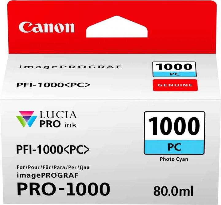 Label énergétique Canon Pfi-1000pc (PC)