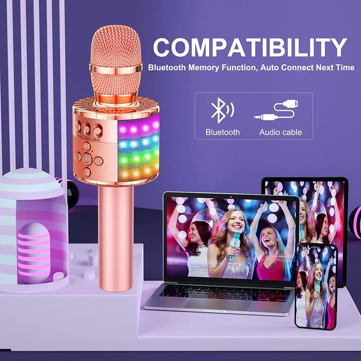 Actual product image Bonaok Karaoke microphone