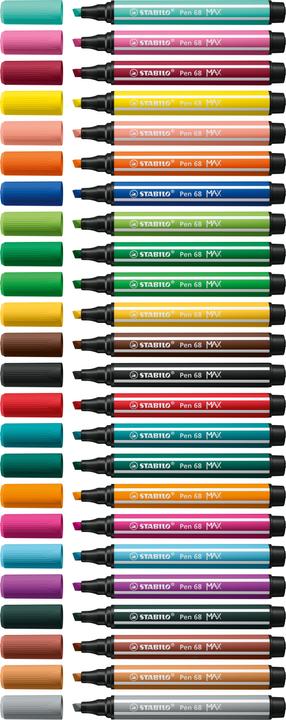 Produktbild STABILO Pen 68 Max Karminrot (Karminrot, 1 x)
