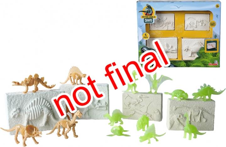 Produktbild Simba Dino Grosses Ausgrabungsset, 4 Stück