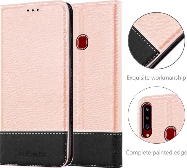 Produktbild Cadorabo X-Wallet Kunstlederkombi Hülle (Samsung Galaxy A20s)