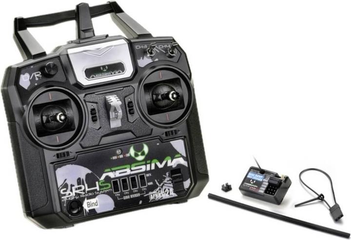 Actual product image Absima 4-channel stick remote control Sr4s 2.4GHz Set