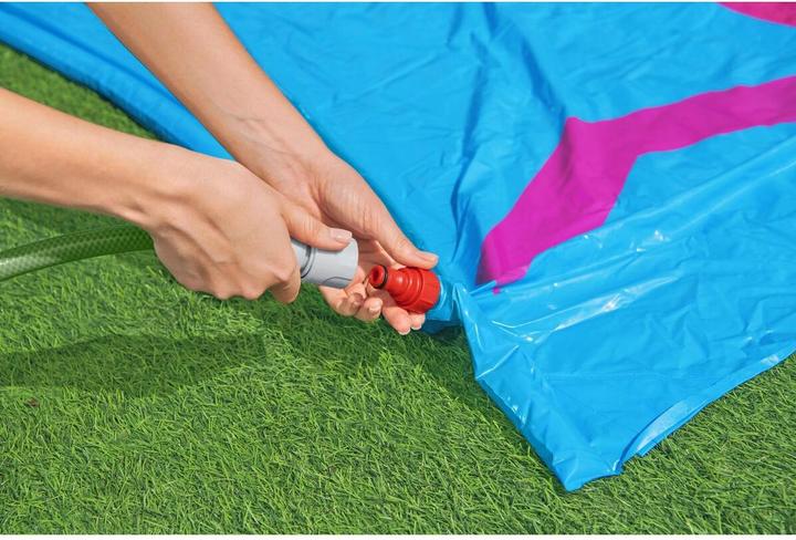 Actual product image Bestway 2er-Wasserrutsche mit aufblasbaren Lama-Schwimmtieren (4.88 m)