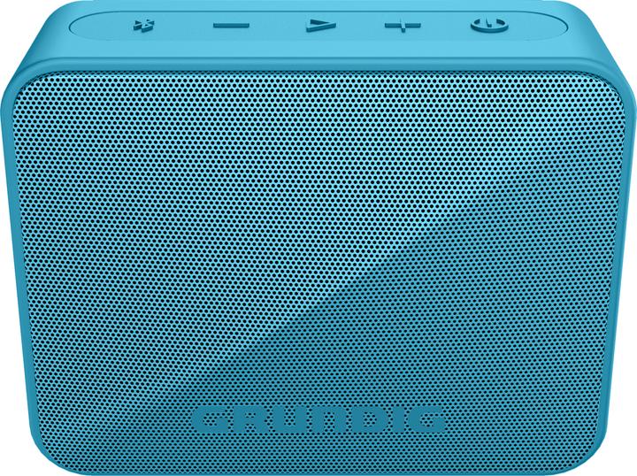 Grundig GBT Solo Blue - Bluetooth Lautsprecher, 30 Meter Reichweite, mehr als 20 Std. Spielzeit, Bla (20 h, Stromversorgung über USB)