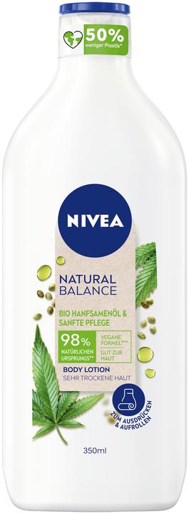 Produktbild NIVEA Natural Balance Bio Hanfsamenöl (Körpercreme, 350 ml)