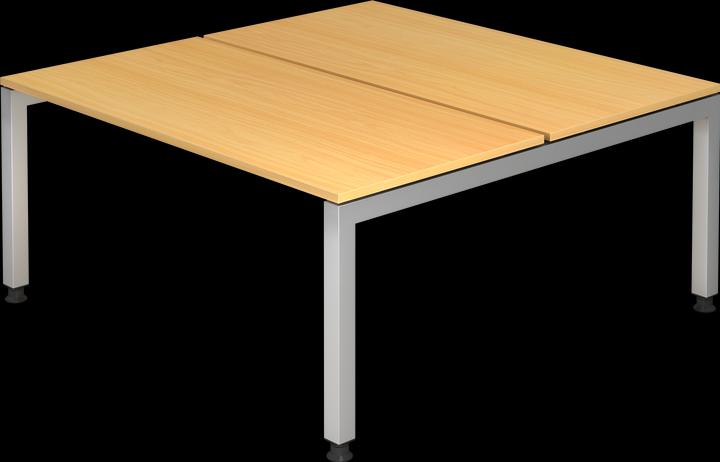 Actual product image MC MyTable J 2-bench workstation (1600 x 1625 x 680 mm)