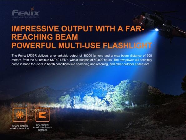 Image du produit Fenix LR35R (14 cm, 10000 lm)