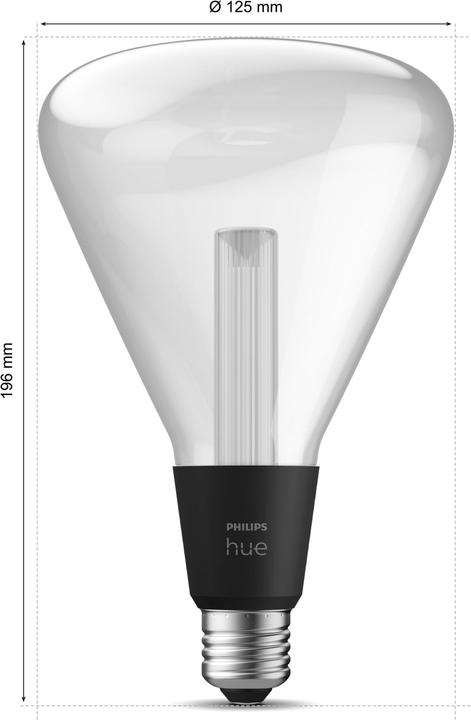 Produktbild Philips Hue White & Color Ambiance Lightguide Triangle (E27, 6.80 W, 500 lm, 1 x, G)