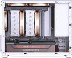 Actual product image Jonsbo D32 PRO White PC-Gehäuse, Mini-Gehäuse, mATX, Tempered Glass - weiss (Mini-ATX)