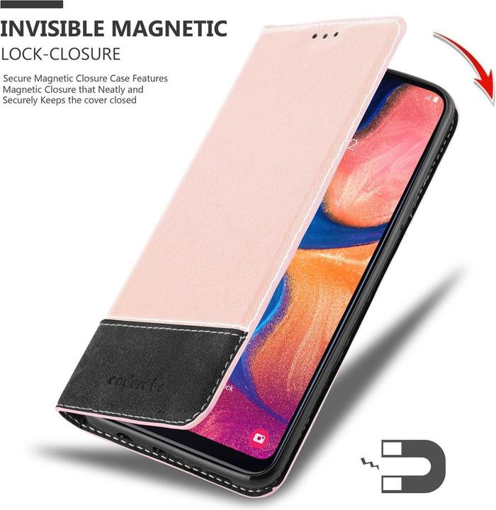 Produktbild Cadorabo X-Wallet Kunstlederkombi Hülle (Samsung Galaxy A20e, Samsung Galaxy A10e)