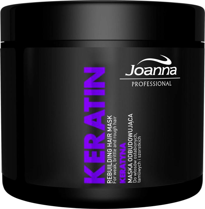 Produktbild Joanna Professional - Keratin Rebuilding Hair Restoring Mask For Hair Weakened From Keratin 500G