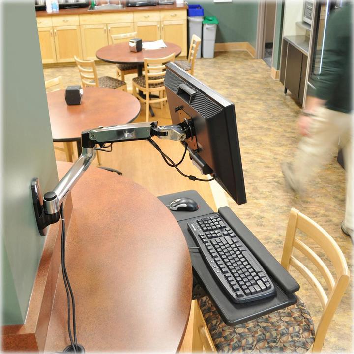 Produktbild Ergotron LX Monitor Arm mit patentierter CF-Technologie (Wand, 32")