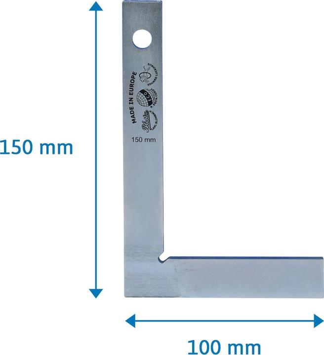 Produktbild Dönges Schlosserwinkel ohne Anschlag, 150 x 100 mm
